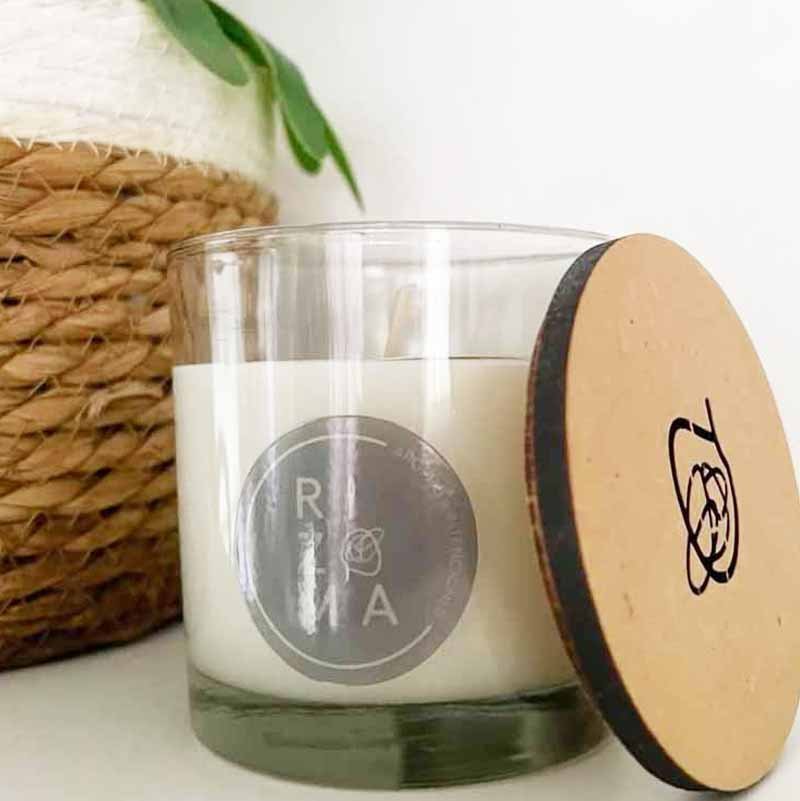 Vela Tennesse con tapa Rizoma